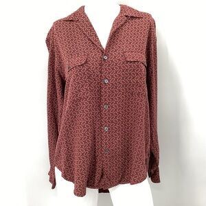 *** Vintage Ralph Lauren Rayon Oversized Shirt *** M